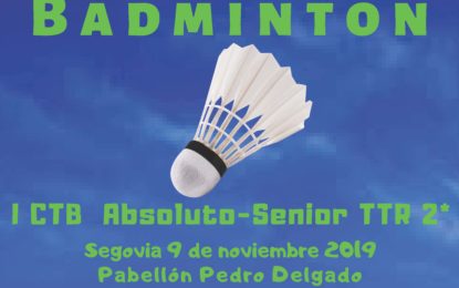 Bádminton: I Torneo del Circuito TTR de Castilla y León