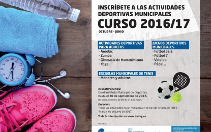 Horarios provisionales de la Escuela Municipal de Tenis 2016-2017
