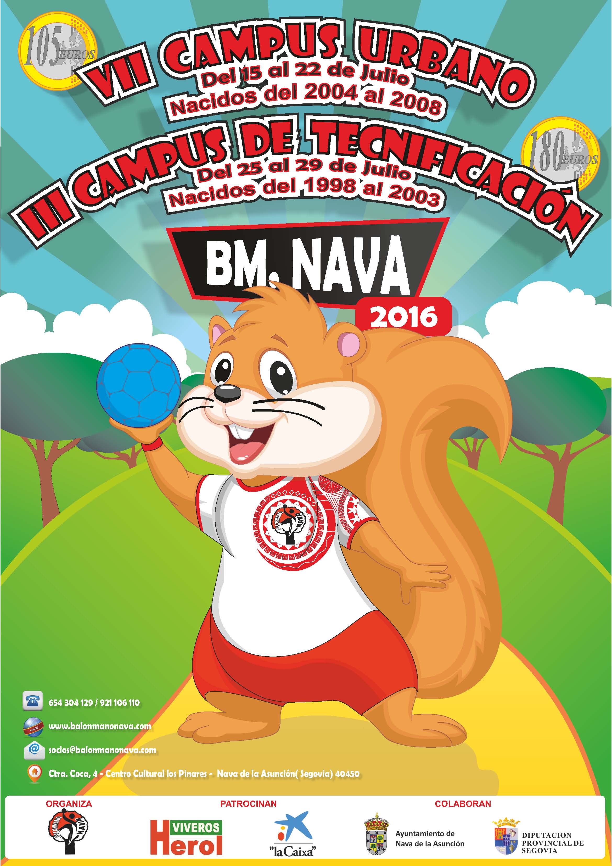 Campus Balonmano Nava 2016