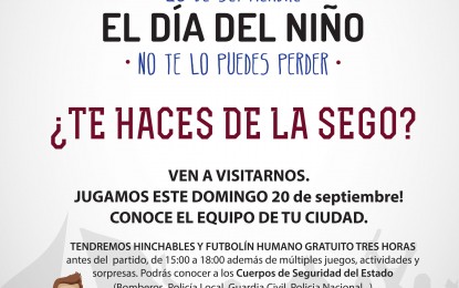 La Gimnástica Segoviana invita a todos los escolares de la provincia a su “Día del Niño”