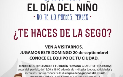 La Gimnástica Segoviana invita a todos los escolares de la provincia a su “Día del Niño”