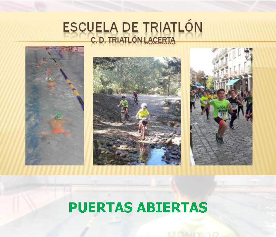 Escuela de Triatlón Lacerta: puertas abiertas