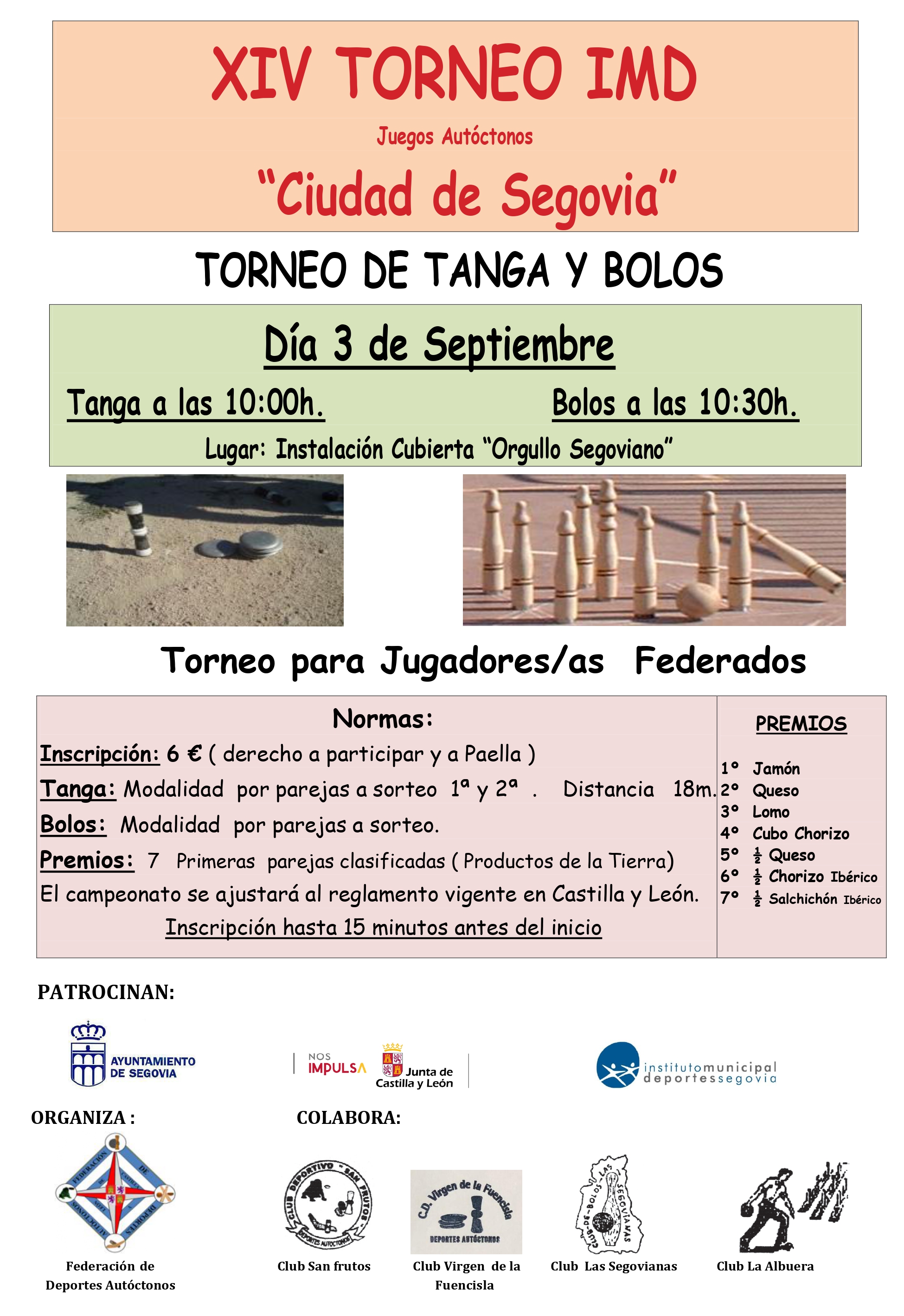 XIV Torneo IMD Juegos Autóctonos “Ciudad de Segovia”