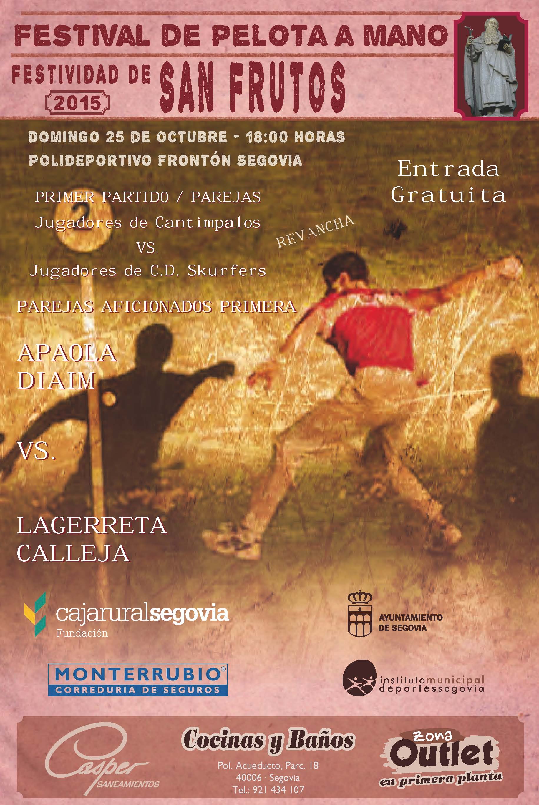 Festival de Pelota a Mano “San Frutos 2015”