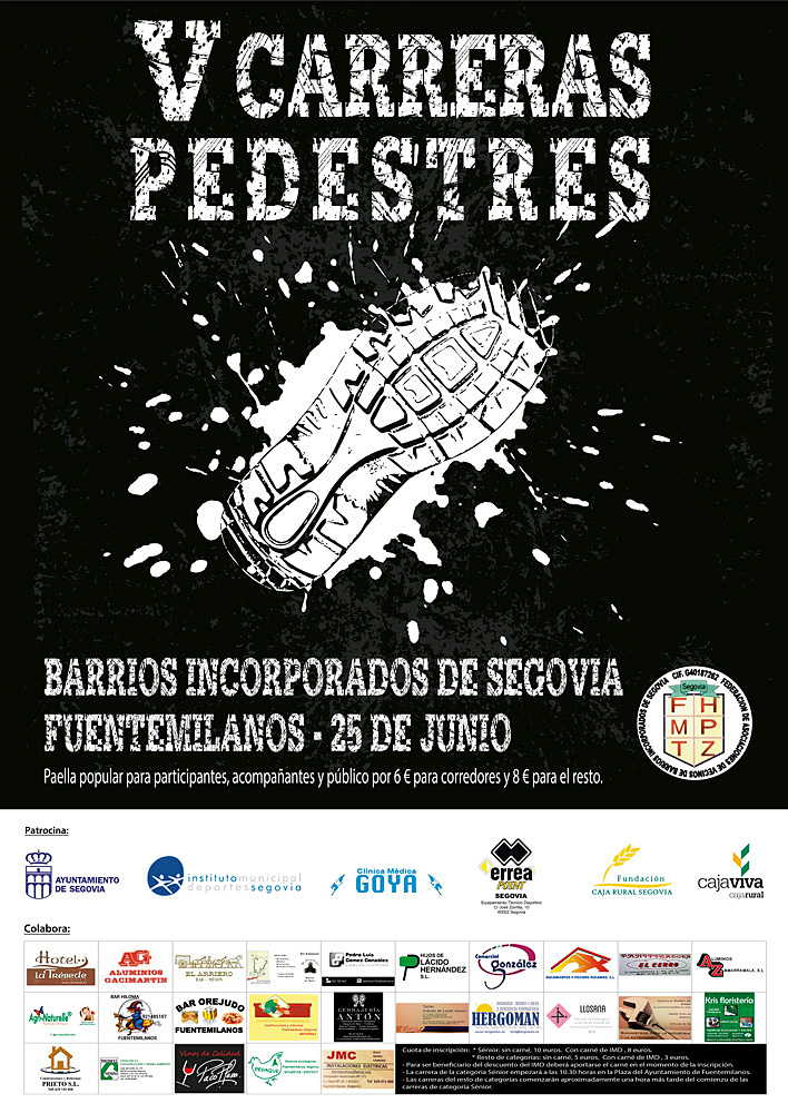 V Edición de las Carreras Pedestres de los Barrios Incorporados de Segovia