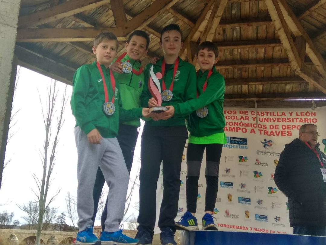 El Colegio Claret subcampeón de Castilla y León de Campo a Través Escolar