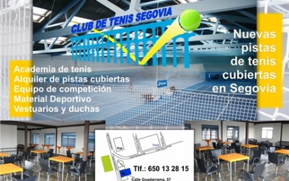 El Club de Tenis Segovia inicia la temporada 2017/18