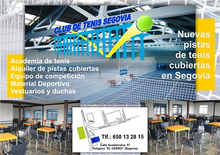 El Club de Tenis Segovia inicia la temporada 2017/18