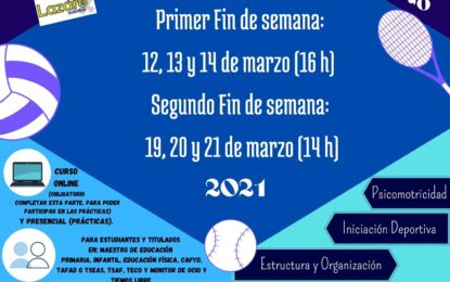 Curso de Formación de Monitores del Programa de Deporte Escolar en el Municipio de Segovia