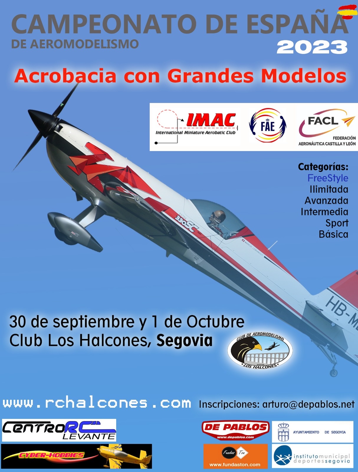 Campeonato de España de Aeromodelismo 2023: Acrobacia Grandes Maquetas