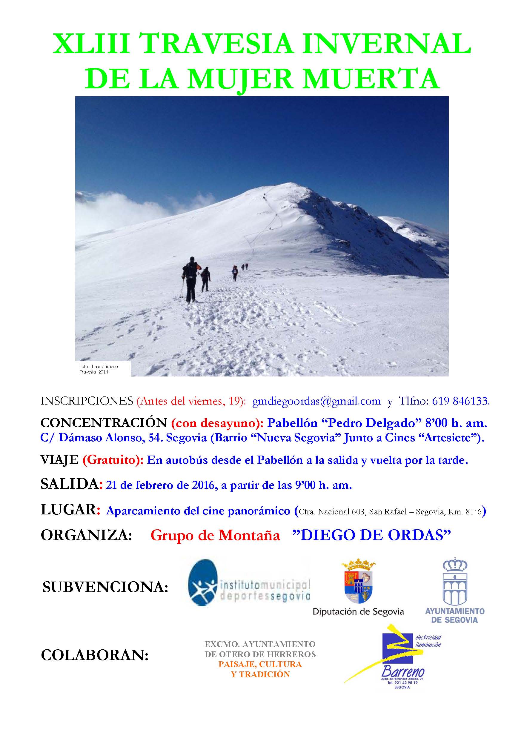 XLIII Travesía Invernal de la Mujer Muerta