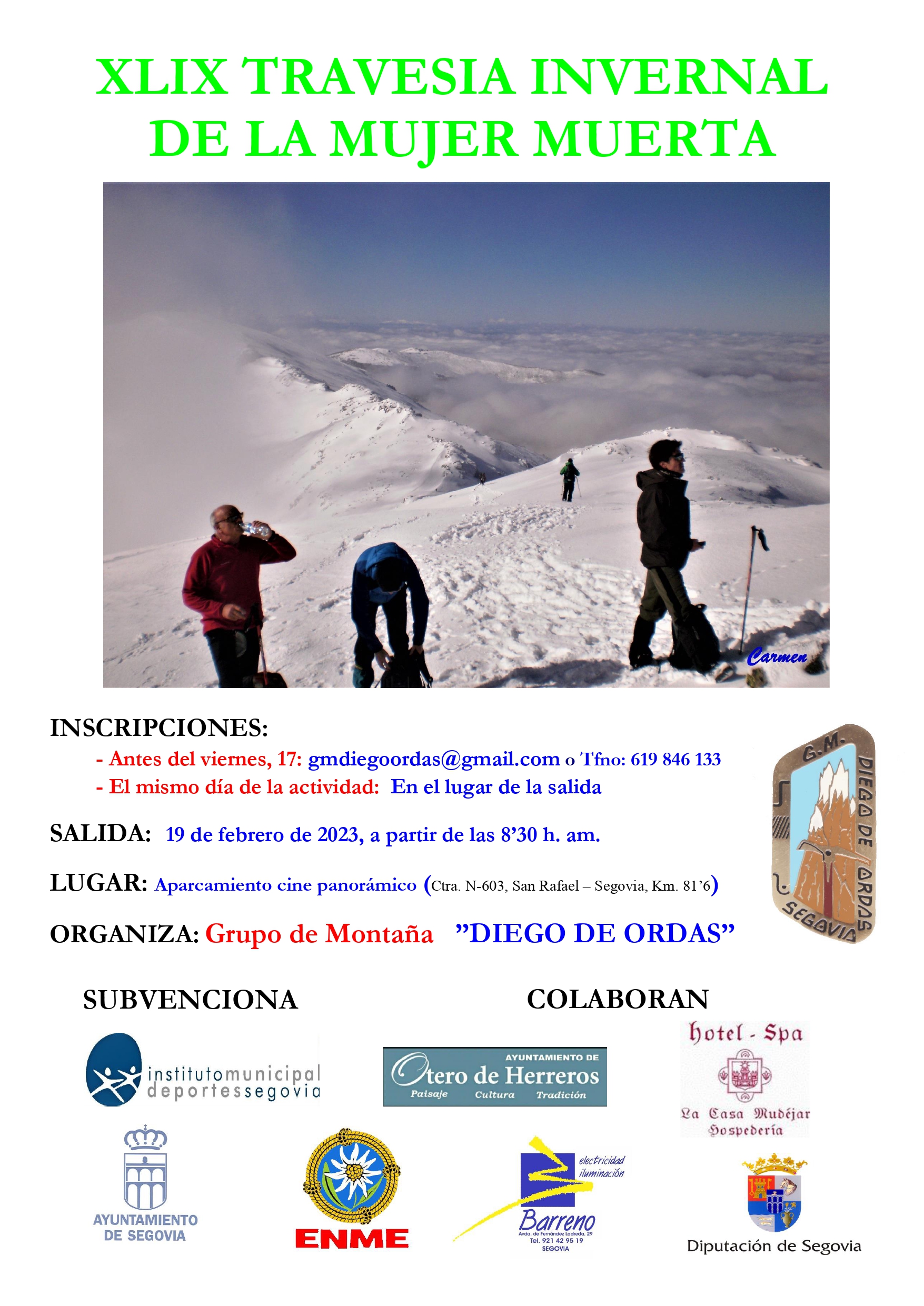 XLIX Travesía Invernal de La Mujer Muerta