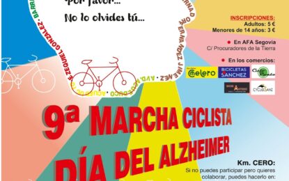 IX Marcha Ciclista “Día del Alzheimer”