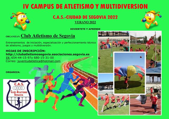 IV Campus de Atletismo y Multidiversión de CAS-Ciudad de Segovia