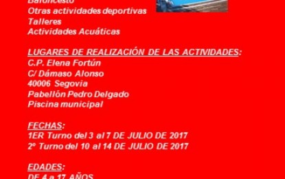 Campamento de Verano del Club Basket 34