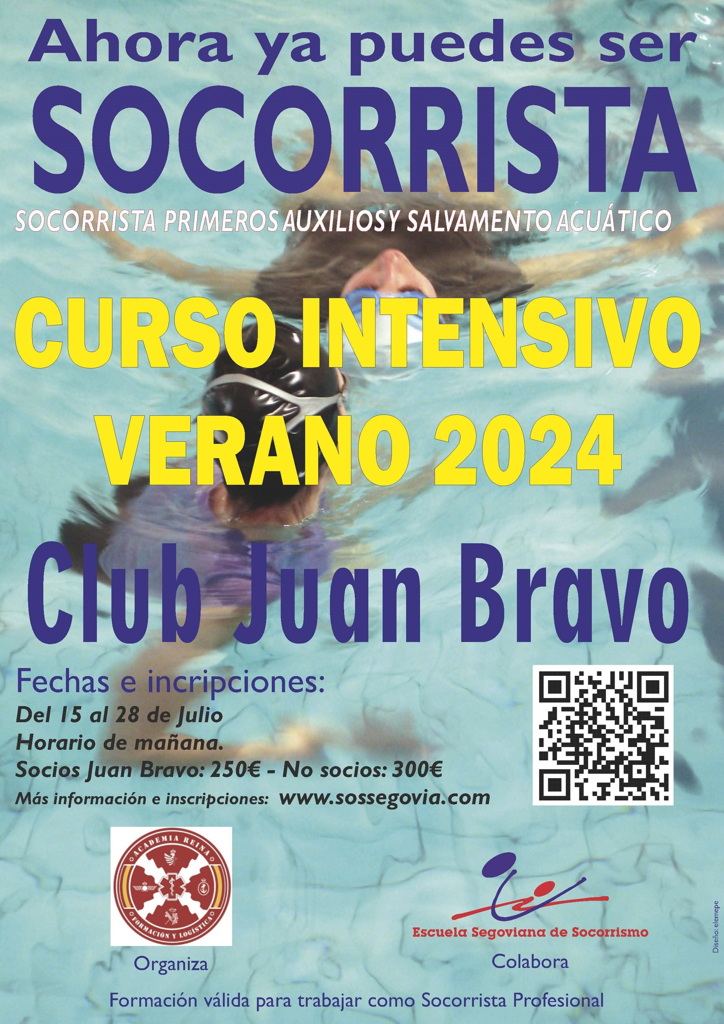 Club Juan Bravo: Curso de Socorrismo Acuático Intensivo de Verano