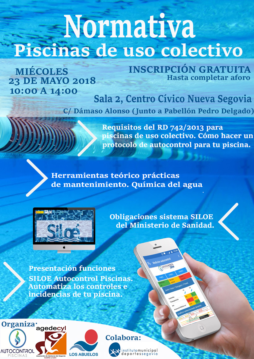 Jornada Normativa sobre el Autocontrol en Piscinas