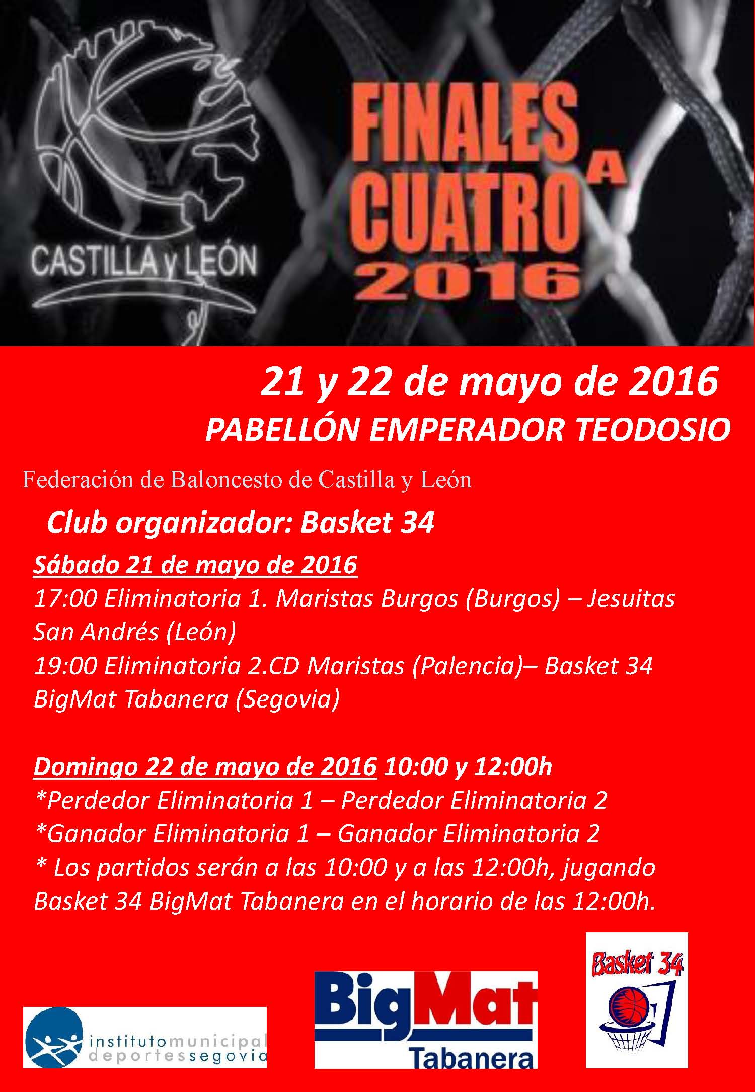 Basket 34 Bigmat Tabanera organizará la Final a cuatro de Segunda División