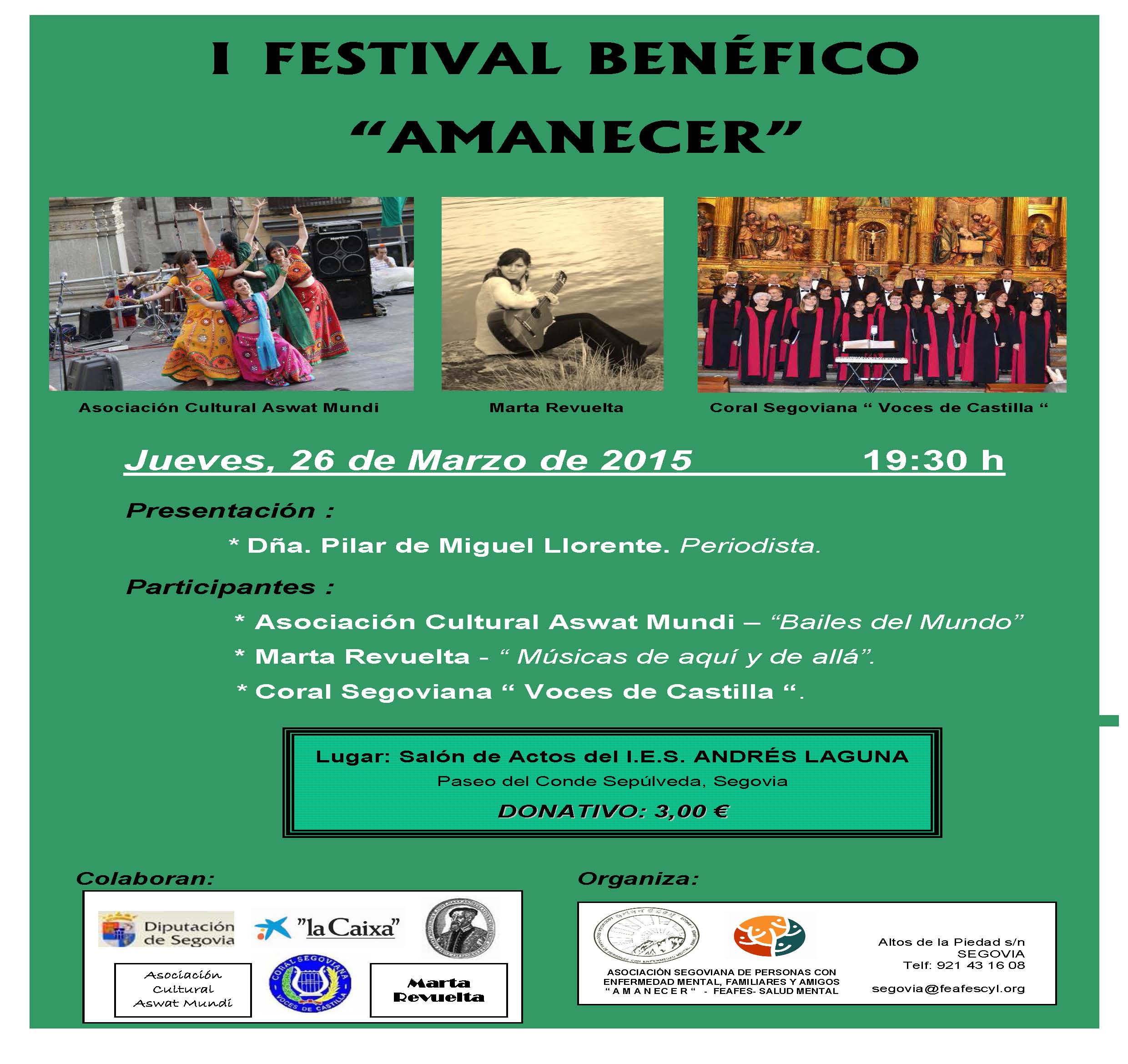 Actividades de la Asociación Amanecer con motivo del XXIII Aniversario