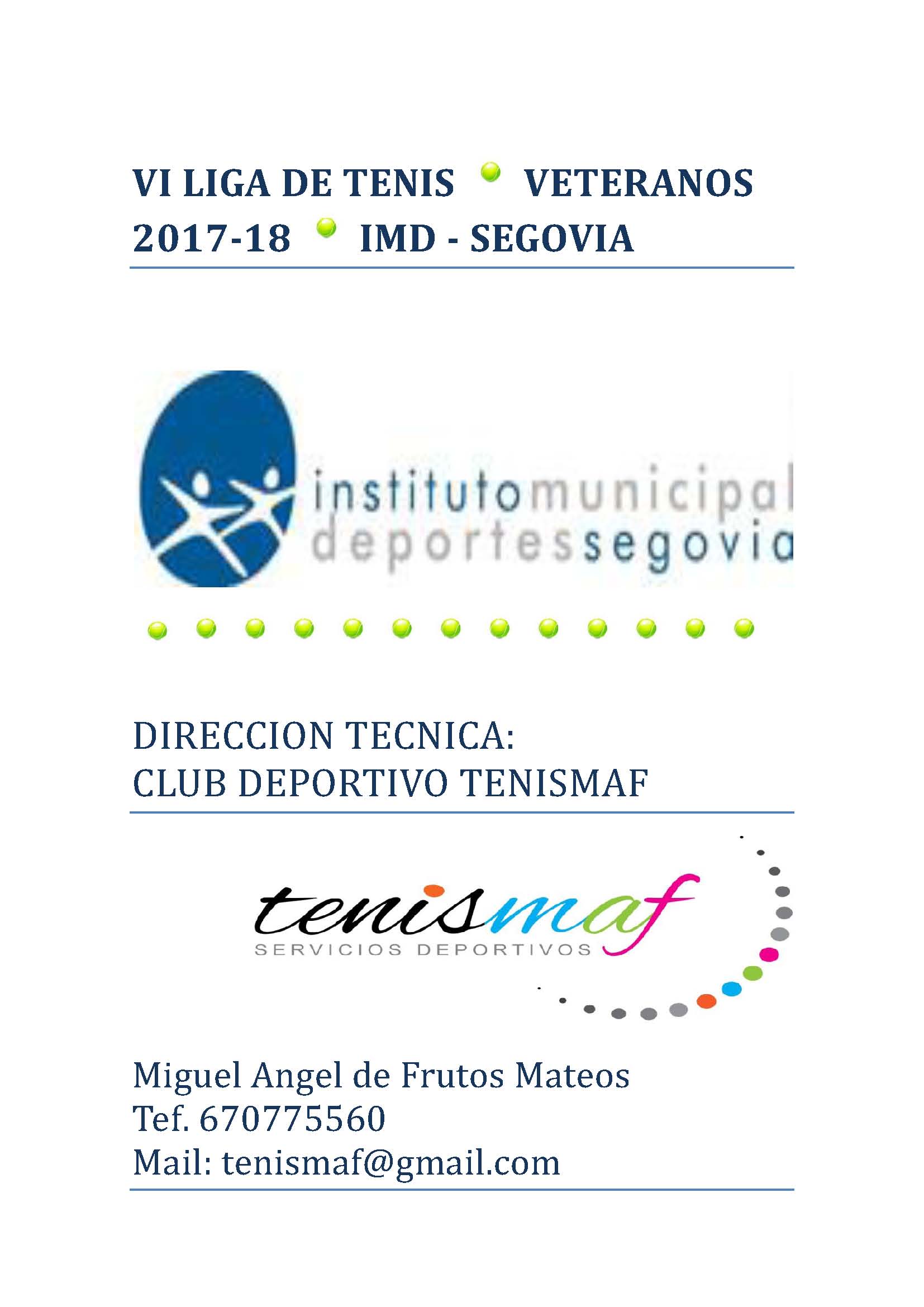 Comienza la VI Liga de Tenis IMD