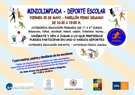 Miniolimpiada: Despedida de la temporada de Deporte Escolar