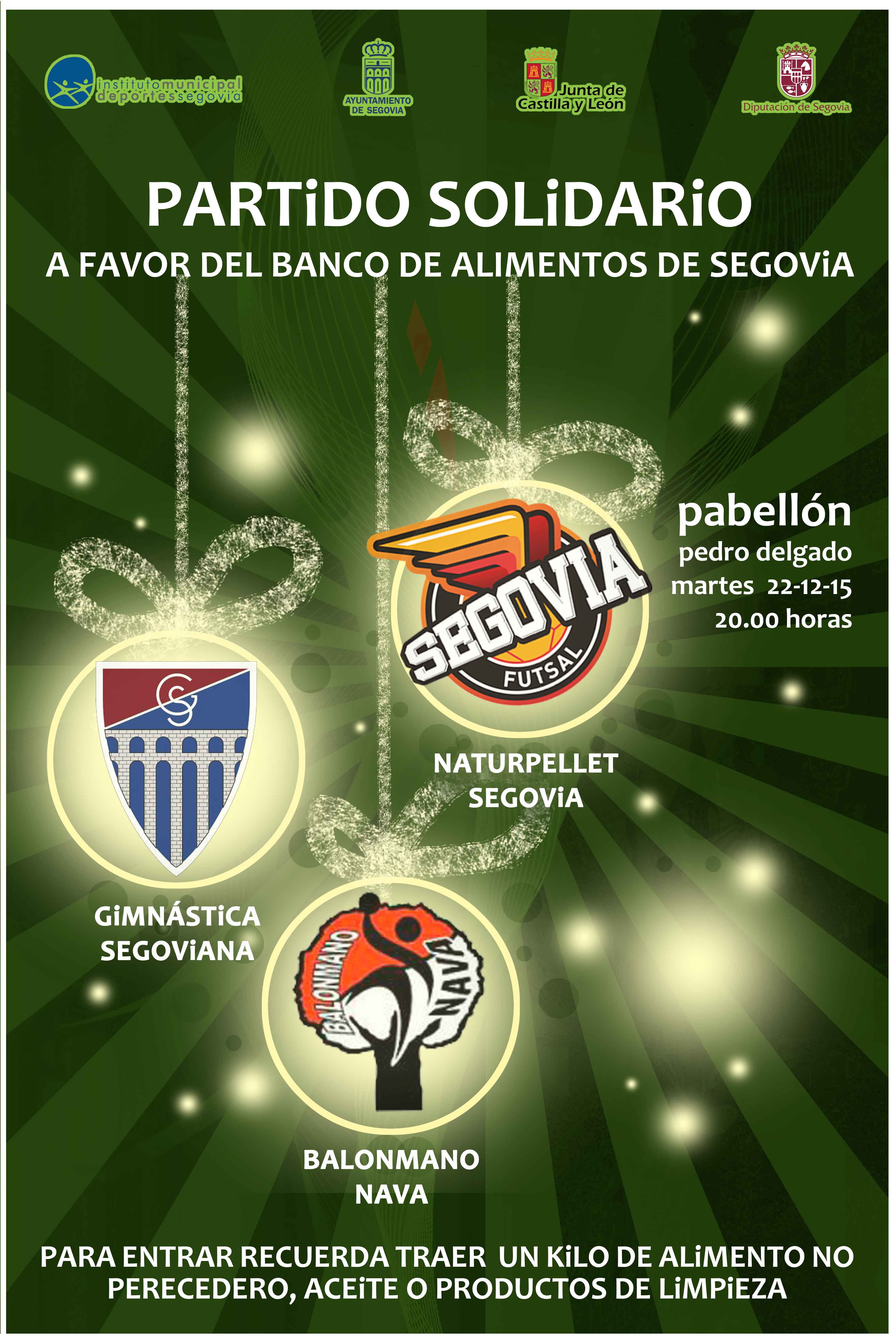 Conjuntos segovianos se suman para ayudar al banco de alimentos