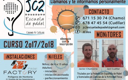 Inicio de temporada en la Escuela de Pádel “JC2”