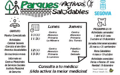 Parques activos y saludables 2019
