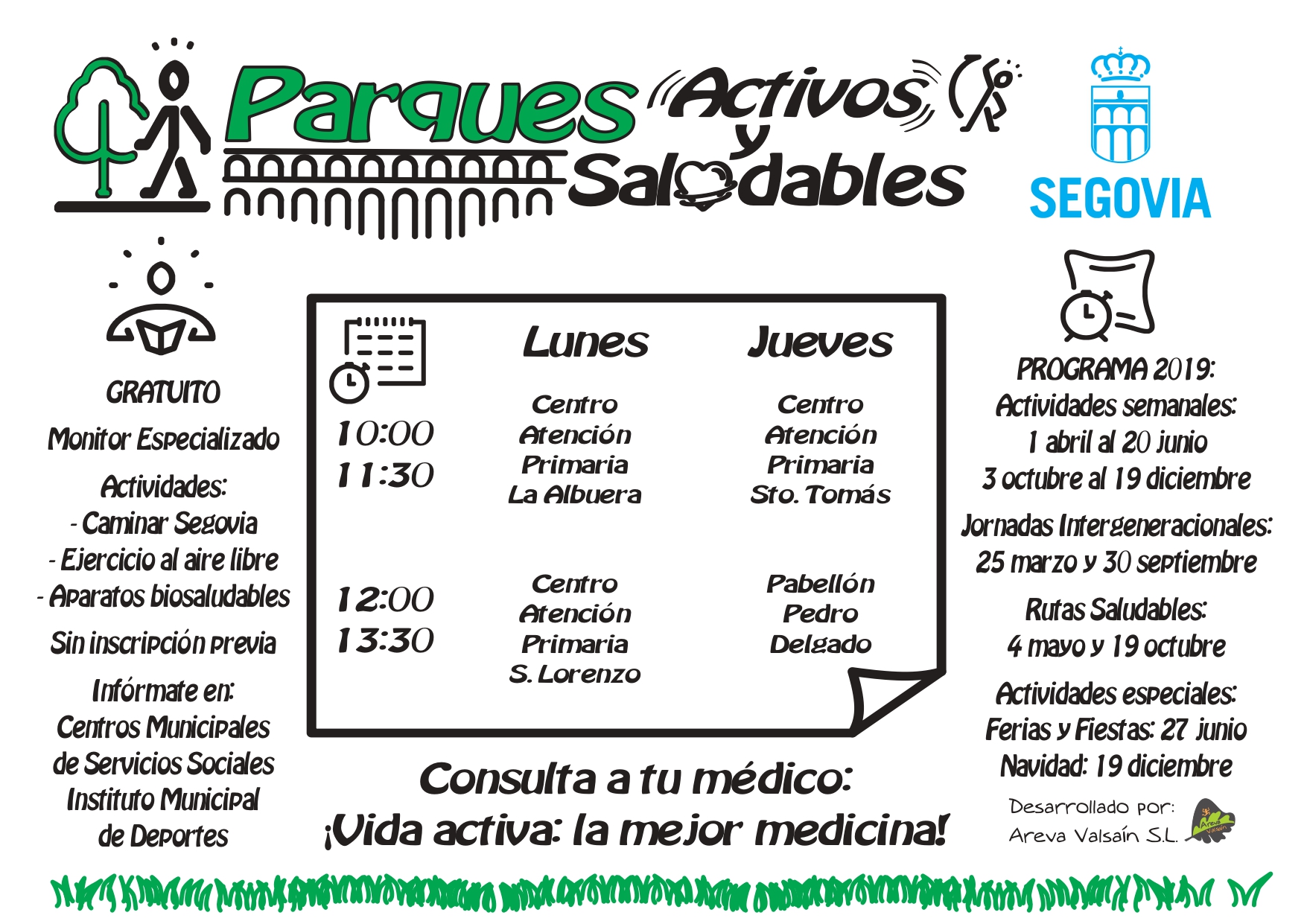 Parques activos y saludables 2019