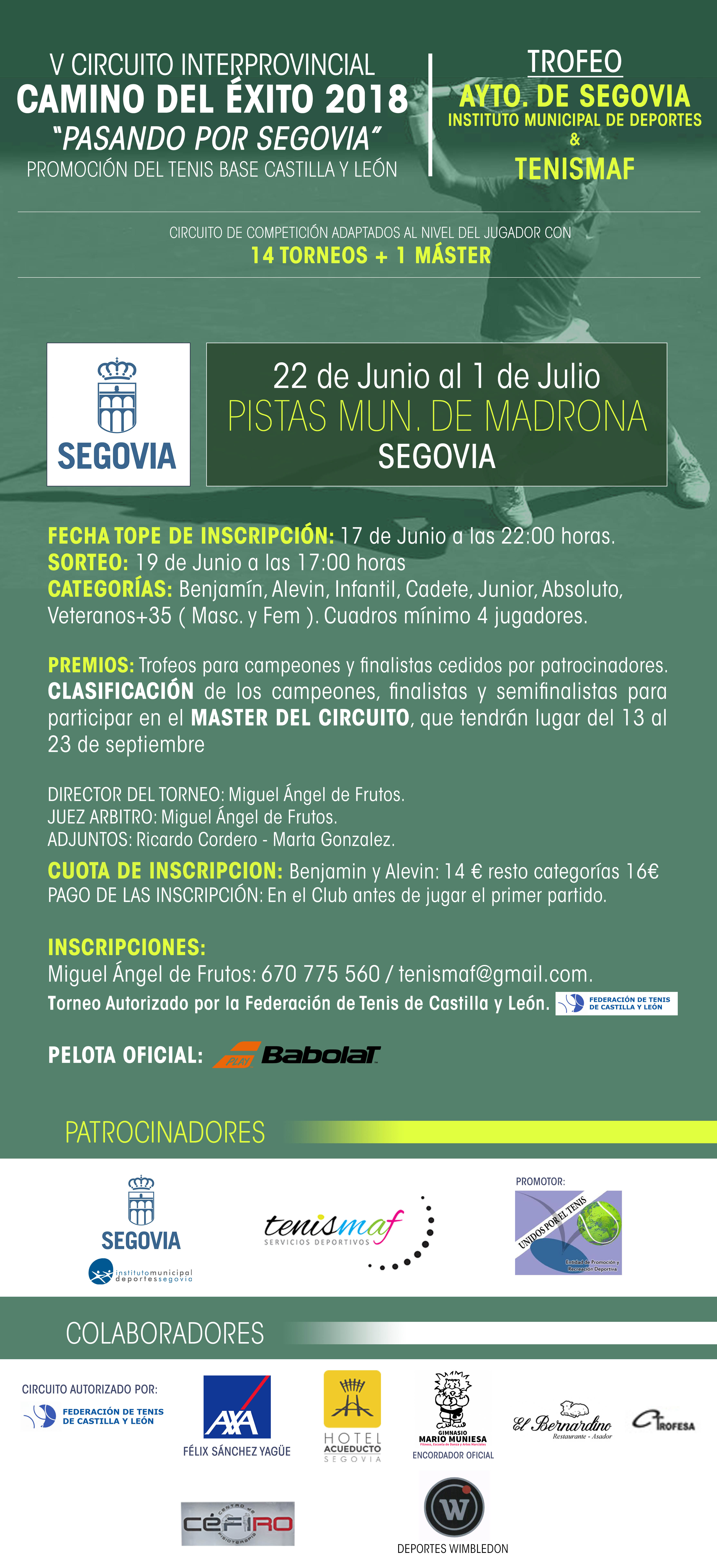 V Circuito Interprovincial Camino del Exito 2018: Pasando por Segovia