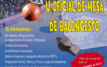 Curso de Árbitros y Oficiales de Mesa de Baloncesto