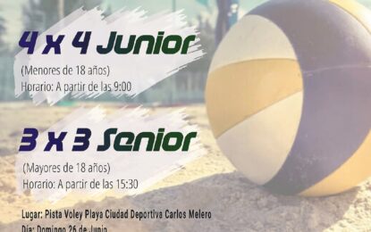 Ferias y Fiestas 2022: Torneo de Voley Playa