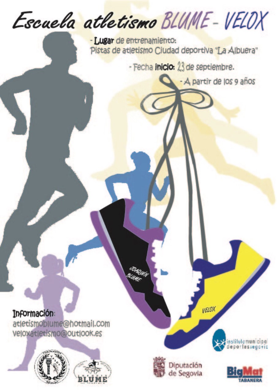 El CAJ Blume y el Velox Atletismo abren el plazo de inscripción para la próxima temporada