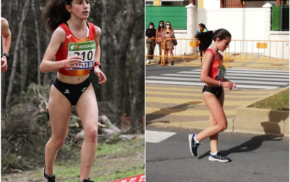 Claudia Corral 3ª y Laura Municio 8ª en los Nacionales con la selecciones de Castilla y León