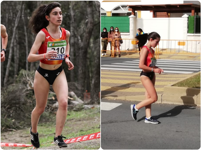 Claudia Corral 3ª y Laura Municio 8ª en los Nacionales con la selecciones de Castilla y León