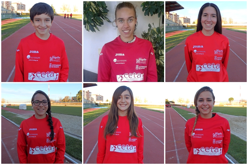 Seis atletas del CETA han participado en varias concentraciones en Navidad tanto a nivel Nacional como Regional