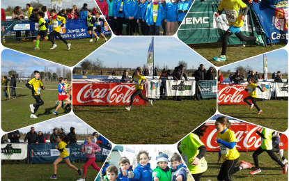 Los atletas del Sporting Segovia en los Autonómicos de Lanzamiento y Campo a Través