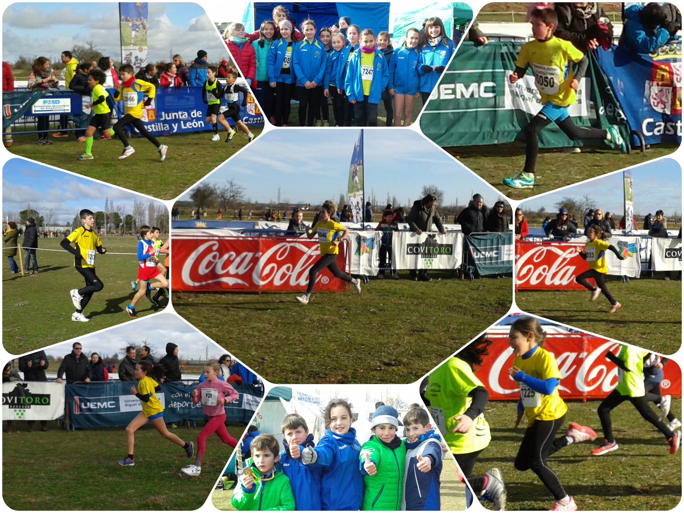 Los atletas del Sporting Segovia en los Autonómicos de Lanzamiento y Campo a Través