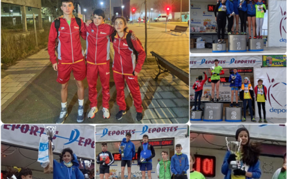 El Sporting Segovia también brilló en el Cross Nacional de Cantimpalos con ocho podios federados y más de veinte escolares