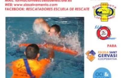 Curso de Socorrismo en Instalaciones Acuáticas: monitor de natación y desfibrilador