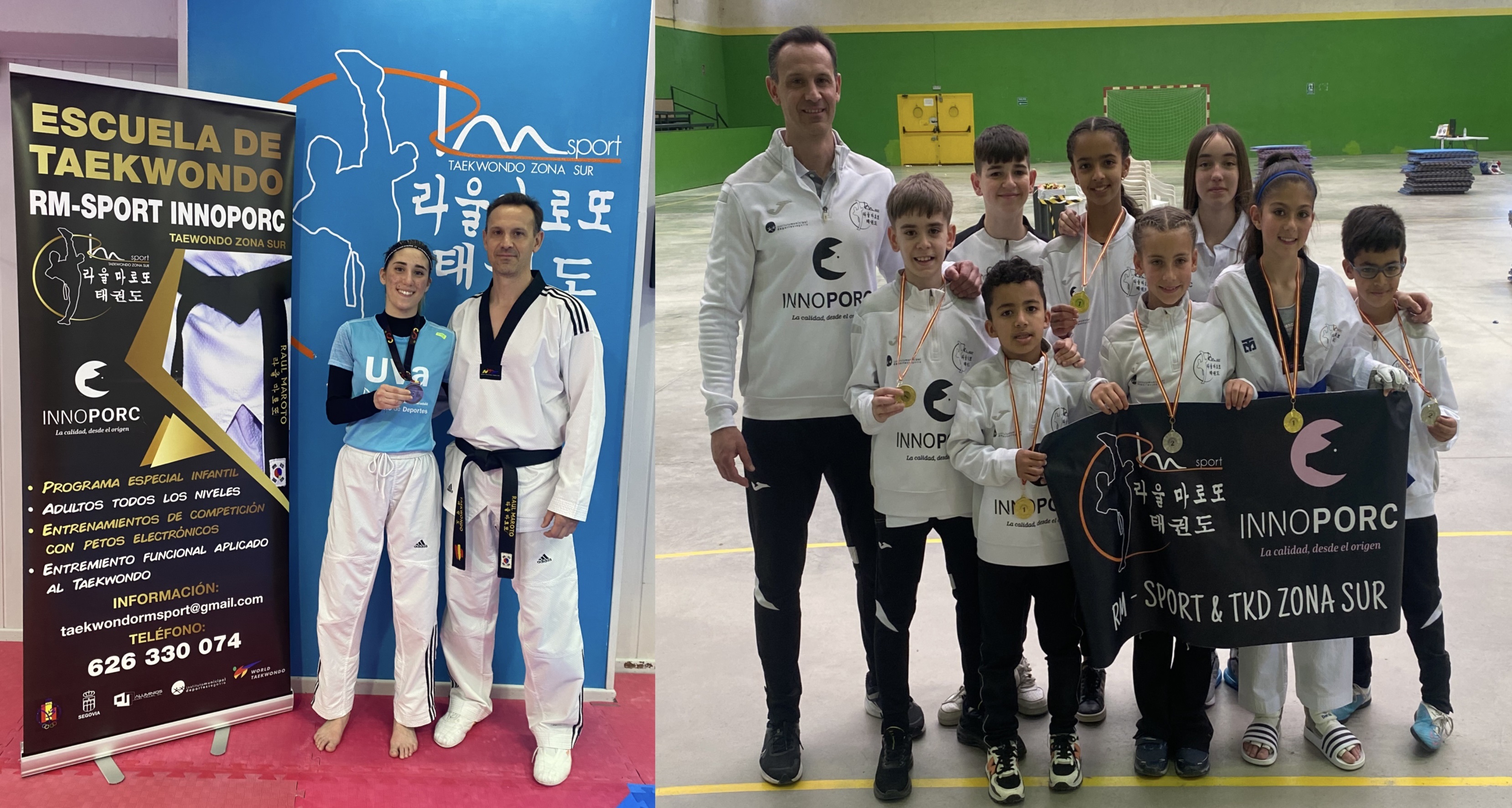 Taekwondo RM-Sport Innoporc un Club  de donde emergen grandes talentos