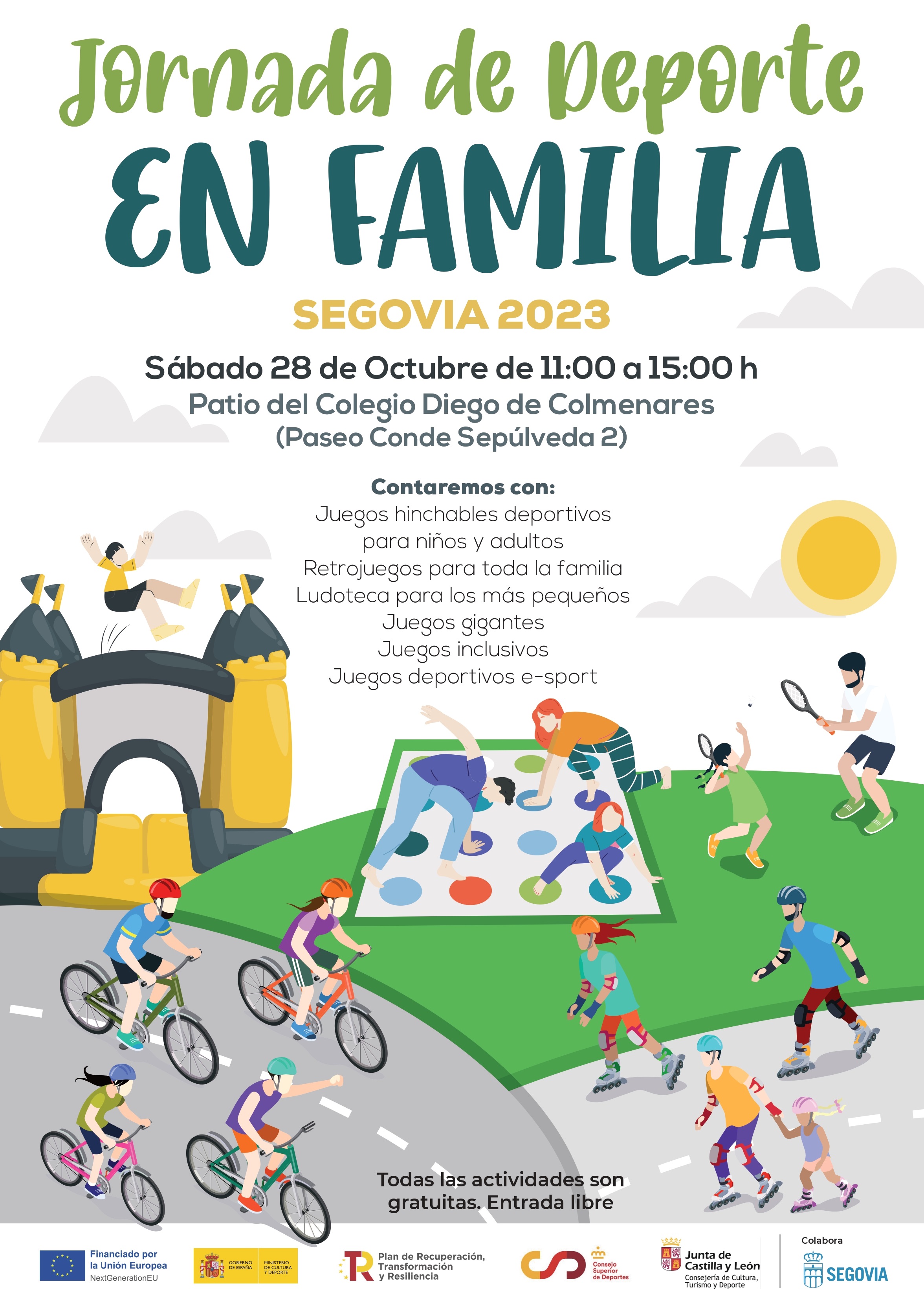 Junta de Castilla y León: Jornada de Deporte en Familia