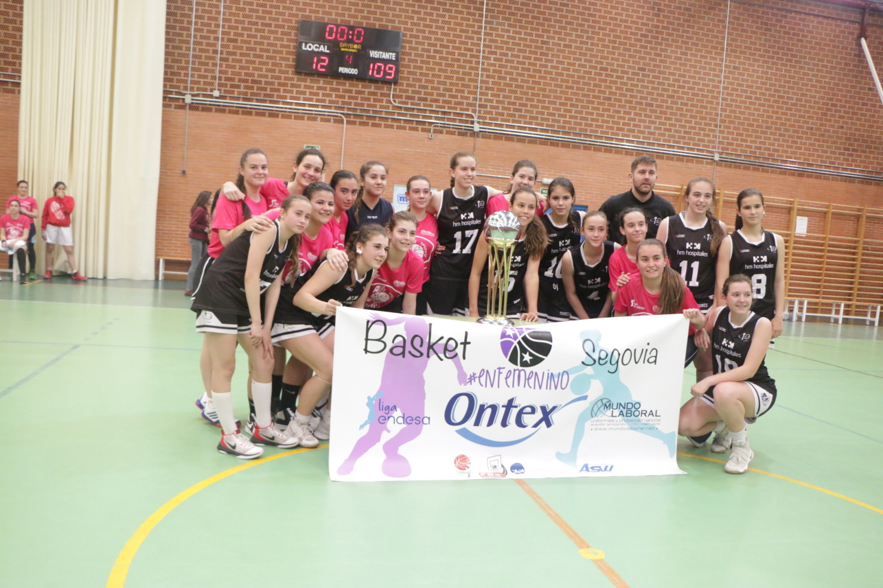 Exito de participación en el Basket #Enfemenino Segovia