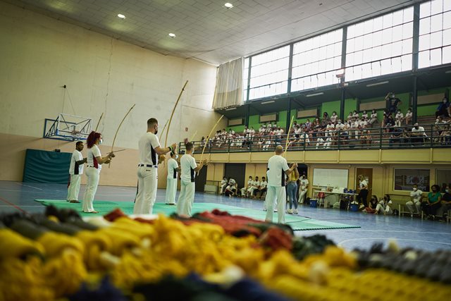 Actualizaciones de grado de los alumnos del grupo Muzenza Capoeira