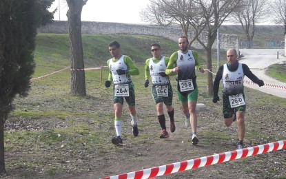El CD Triatlón Lacerta comienza la temporada en el Duatlón de Cuellar con un importante nivel deportivo y grupal