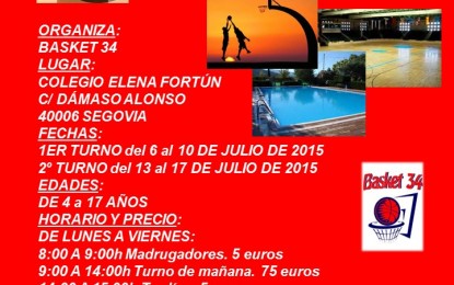 Campamento de Verano del Club Basket 34