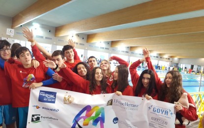 El Club Natación-IMD Segovia obtiene 10 medallas en el Campeonato de Castilla y León Infantil de invierno
