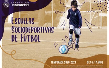 Abierta la inscripción de la Escuela Socideportiva de Fútbol de la Fundación del Real Madrid