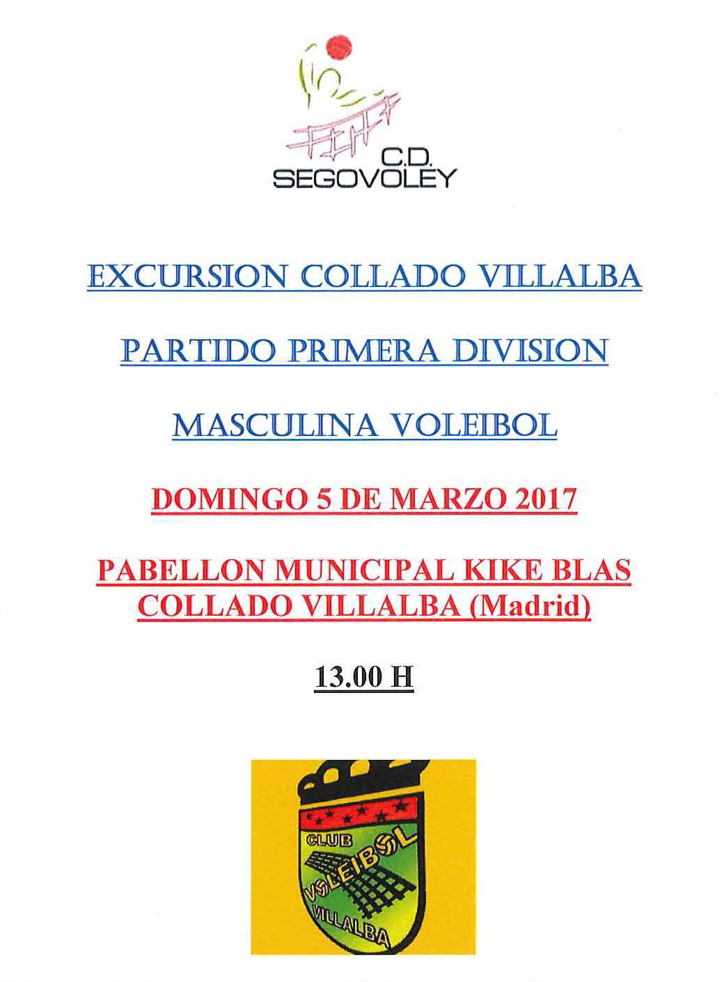 C.D Segovoley: Excursión a Collado Villalba