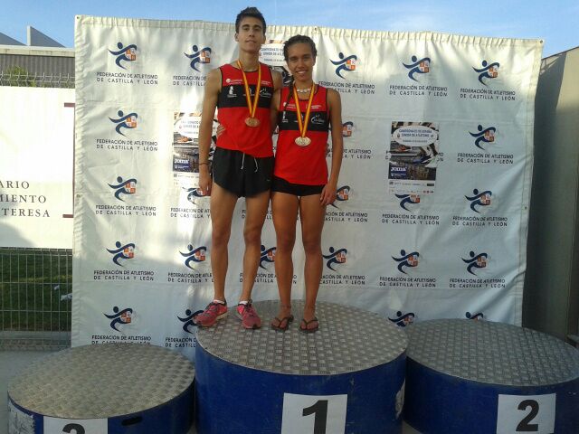 Sensacional actuación de los atletas del CAS-Ciudad de Segovia en el Campeonato de España Junior